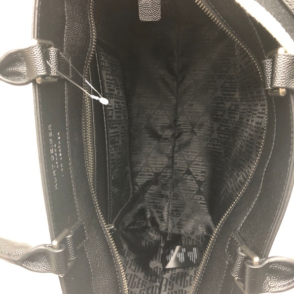 KURT GEIGER LONDON Shoreditch Shopper Pebbled Leather Tote - Picture 14 of 16